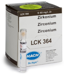 Cirkónium küvettateszt, 6-60 mg/liter Zr