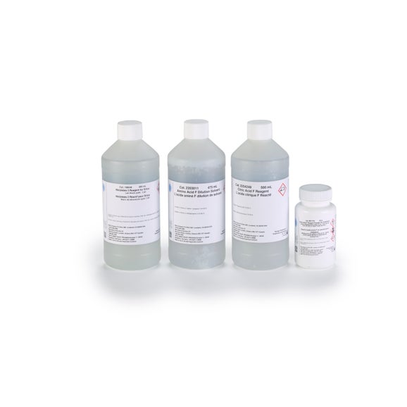 Szilícium-dioxid Rapid Liquid reagenskészlet, rendkívül kis koncentráció-tartomány Szilícium-dioxid Rapid Liquid reagenskészlet, 3-1000 µg/liter SiO₂