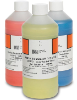 Pufferoldatkészlet, színkódos, 4,01-es pH, 7,00-ás pH és 10,01-es pH, 500 mL