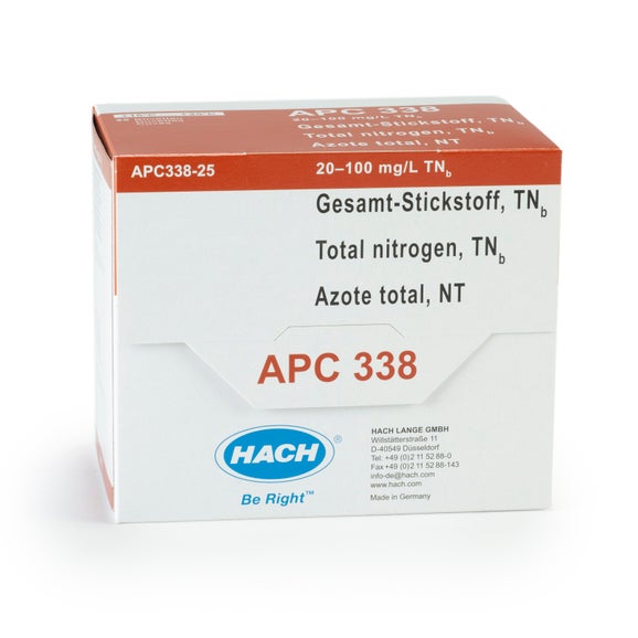 Laton küvettateszt (összes N) 20 - 100 mg/liter TNb, AP3900