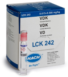 Vicinális diketon küvettateszt, 0,015-0,5 mg/kg diacetil