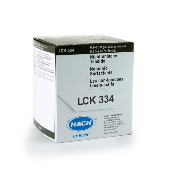 Küvettateszt nemionos felületaktív anyagokhoz, 0,1-20 mg/liter