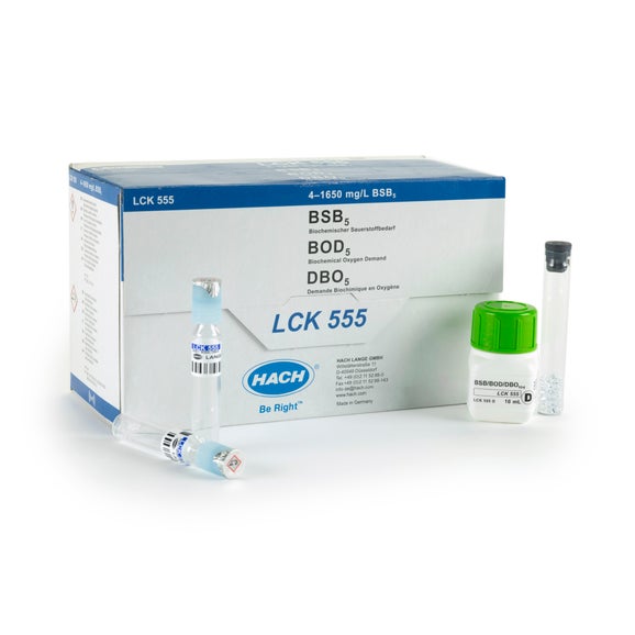 BOI5 küvettateszt, 4-1650 mg/liter O₂