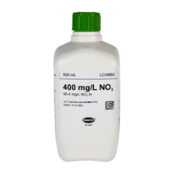 Nitrát standard, 400 mg/L NO₃ (90,4 mg/L NO₃-N), 500 mL