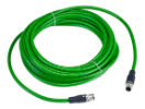 M12–M12 Ethernet-kábel, 10 m